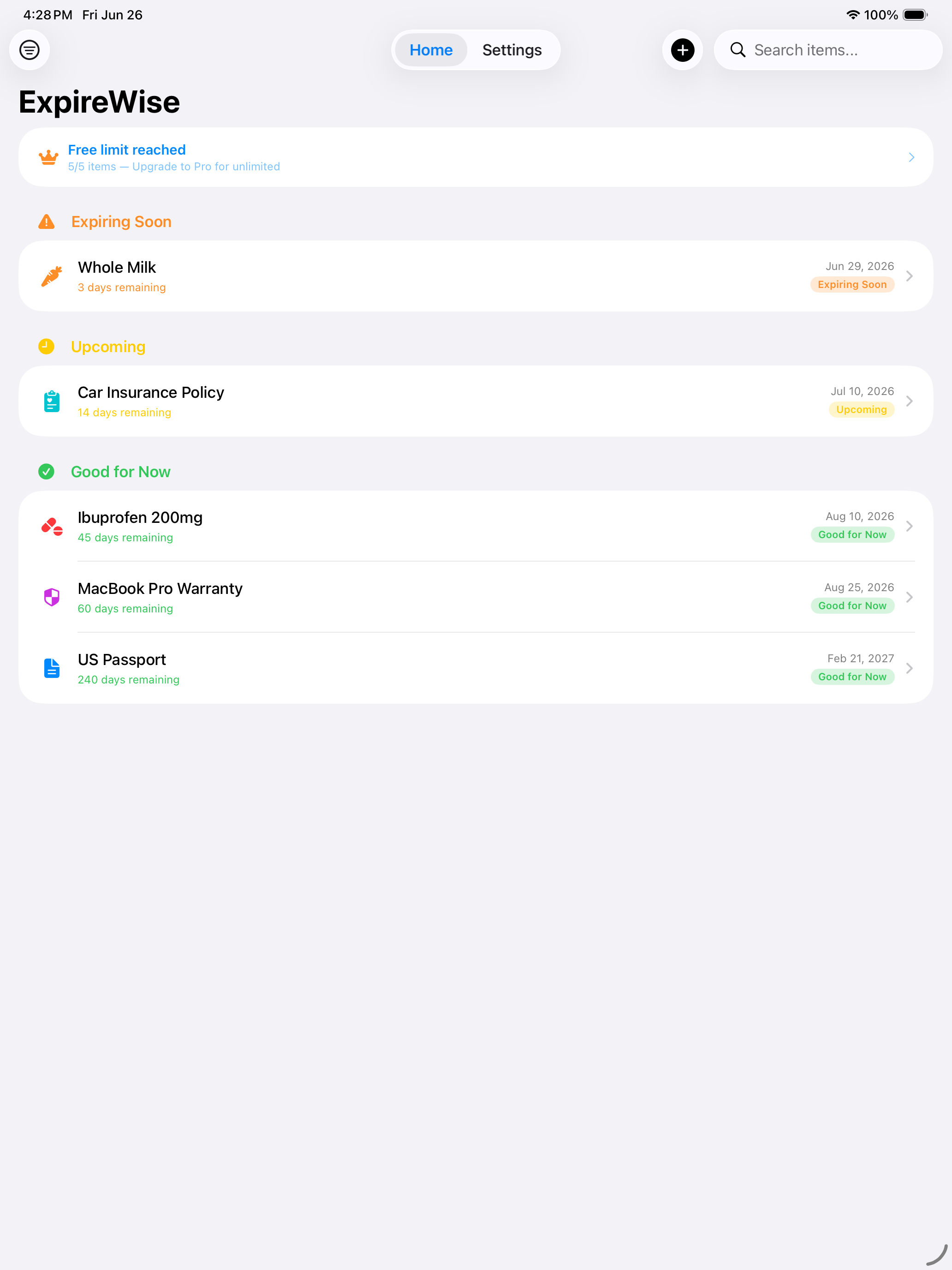 ExpireWise - Date Tracker screenshot 5