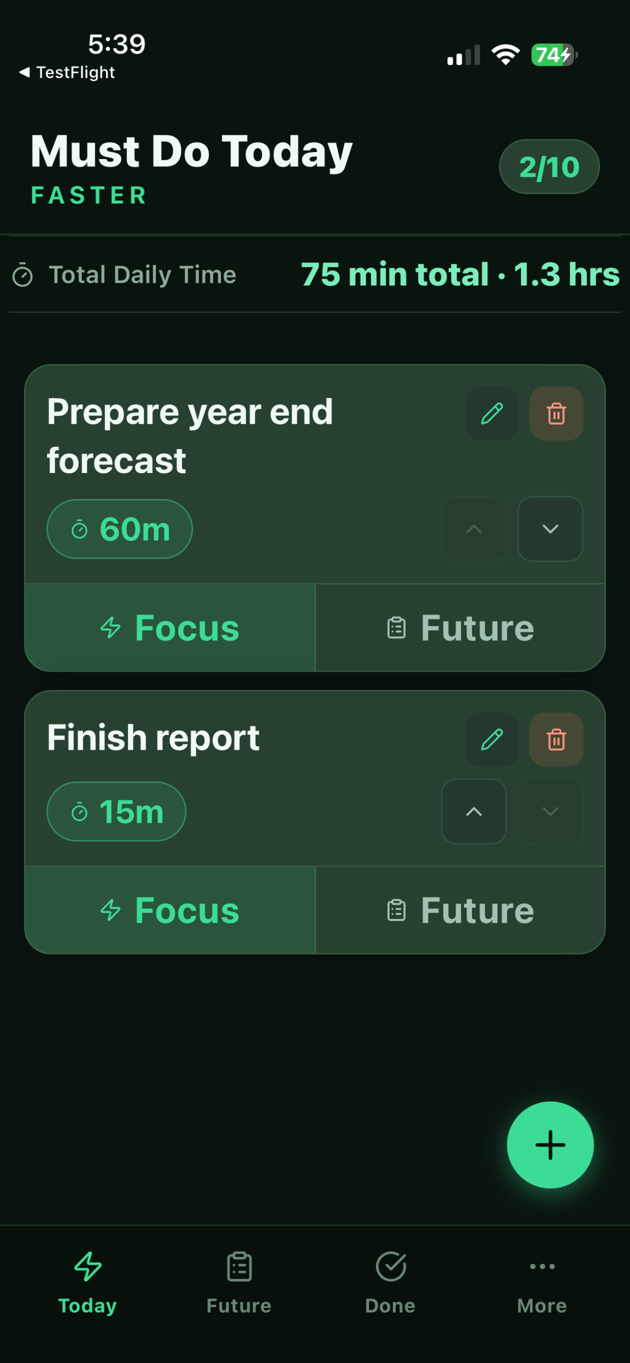 FASTER: Must Do Today screenshot 3