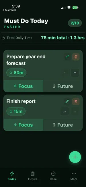 FASTER: Must Do Today screenshot 3