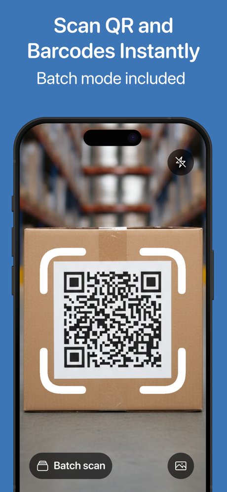 Leitor de código qr widget screenshot 1