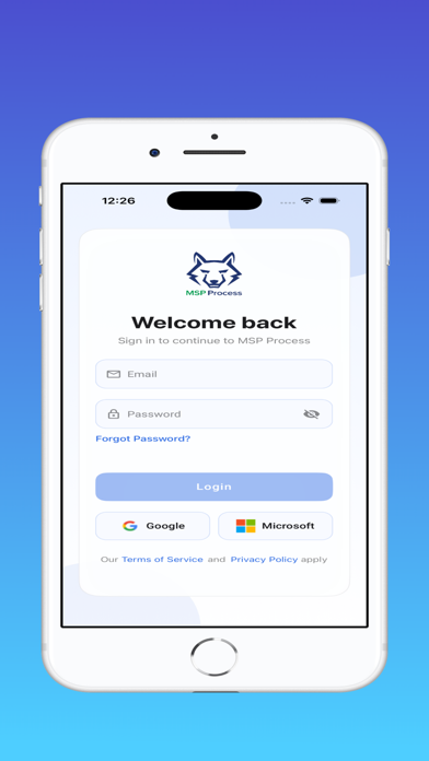 MSP Process Screenshot 1 of 5