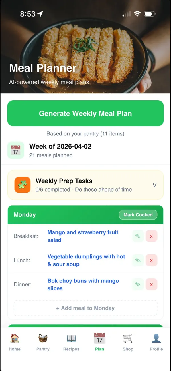 Screenshot #2 pour Stock2Table Planner