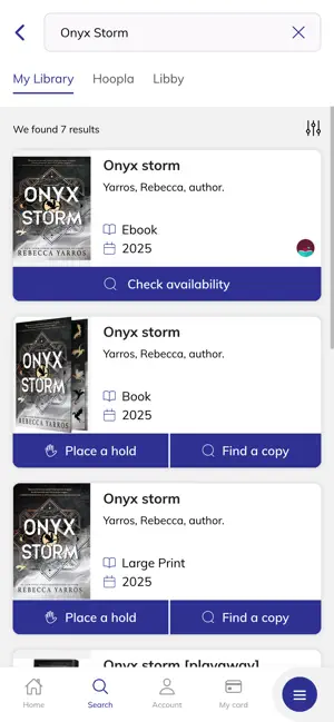 Granville Public Library screenshot 2