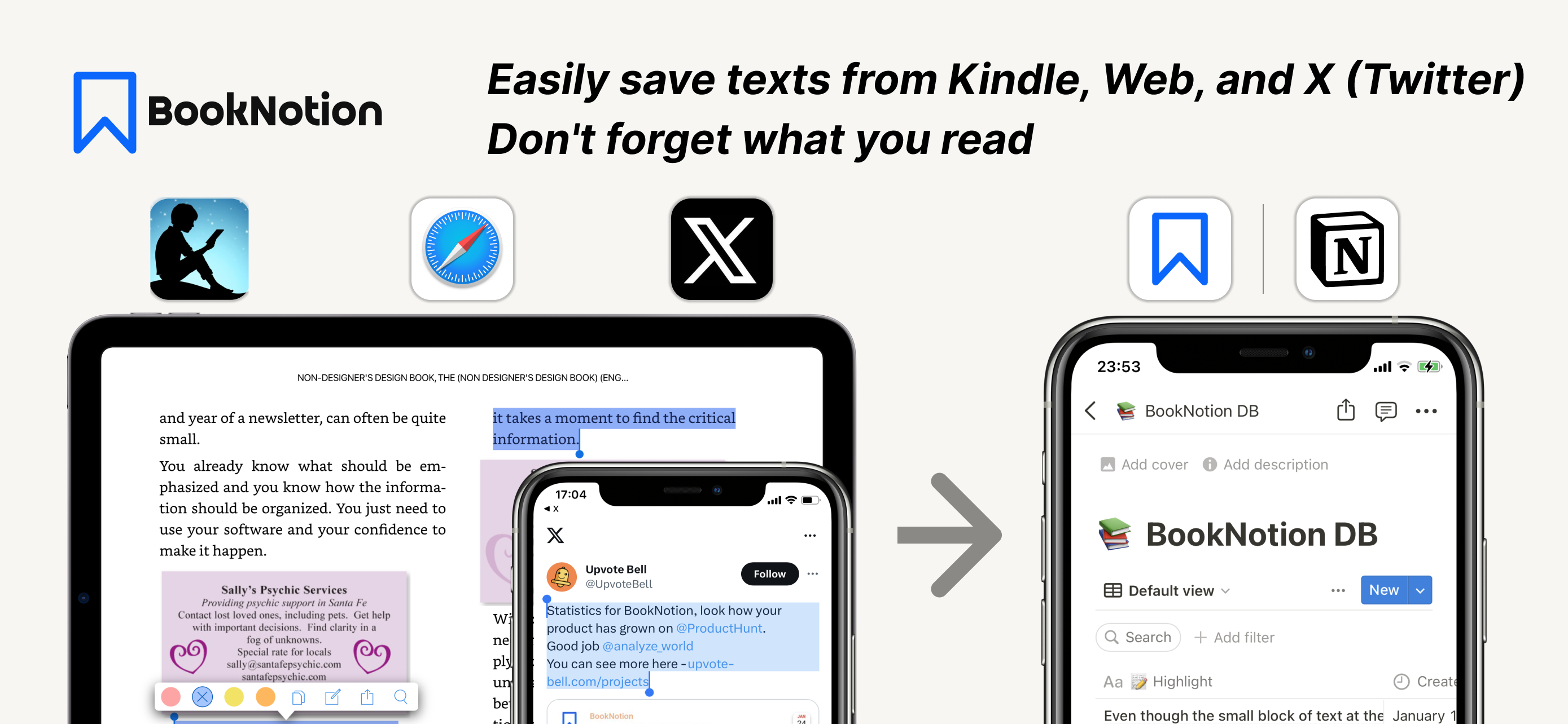 Book Notion｜Highlights & Notes