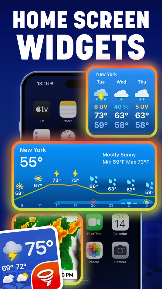 #1. Weather #1 Interactive Widgets (iOS) By: byss mobile