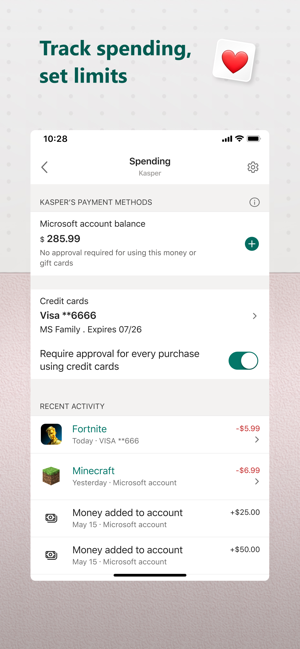 Microsoft Family Safety Screenshot