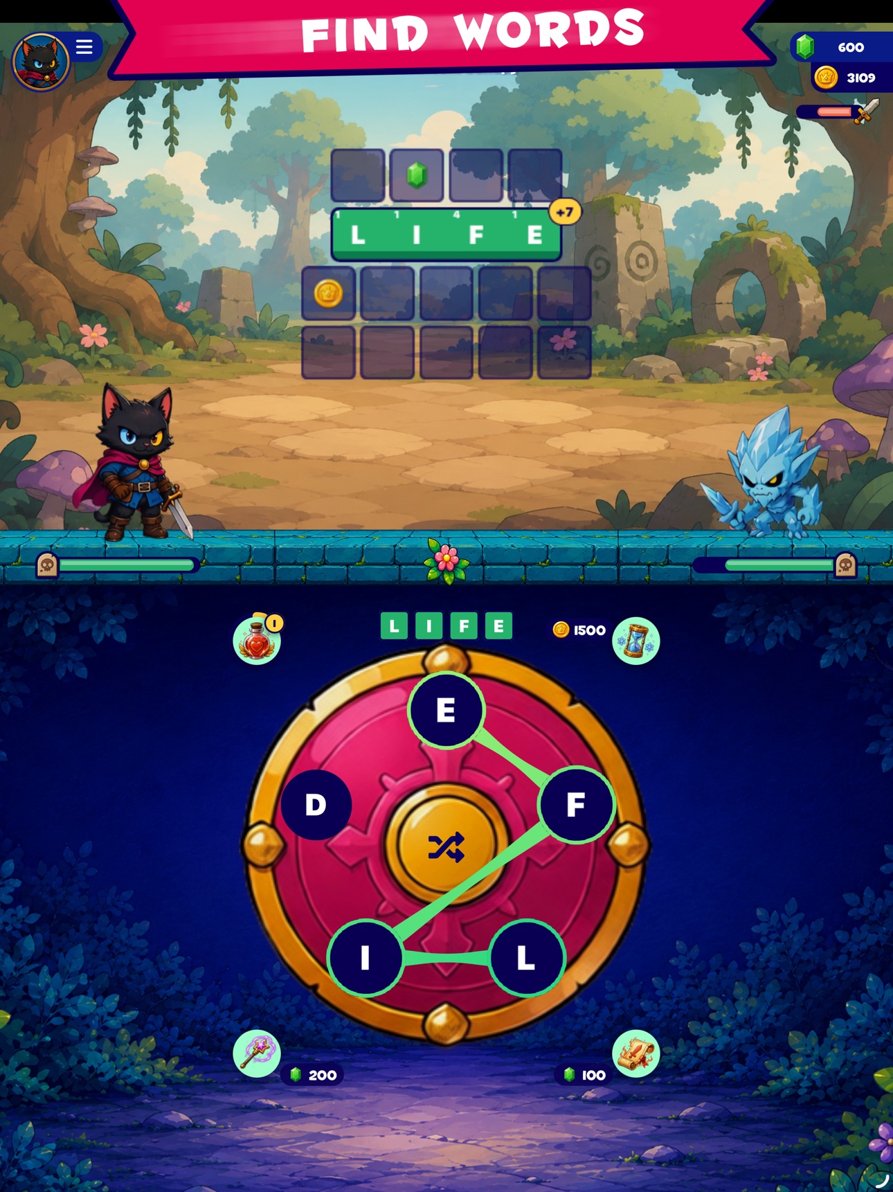Screenshot 8 of Word Scrapes RPG