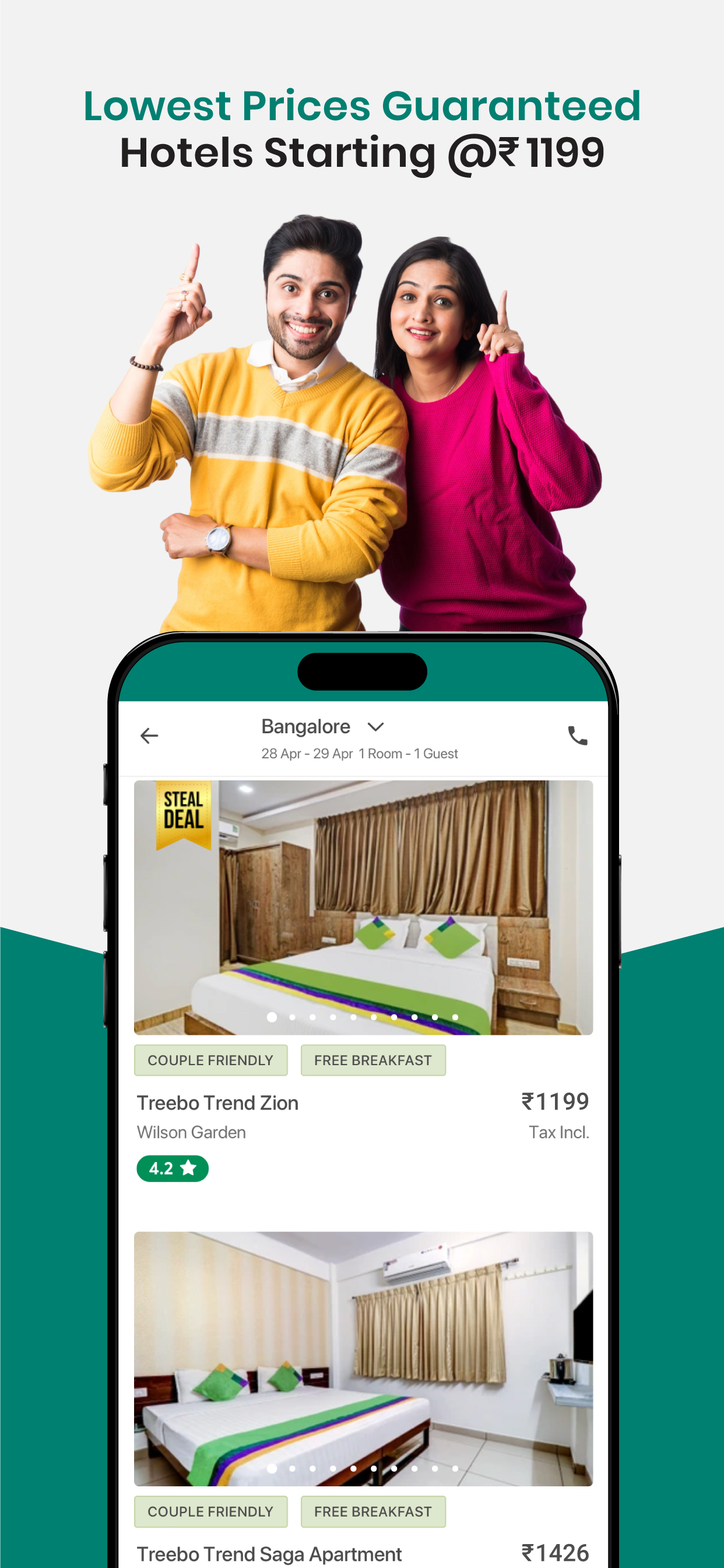 Treebo Club: Hotel Booking App screenshot 4