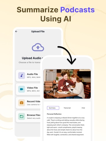 Voice Note Taker・Summary AI iPad screenshot