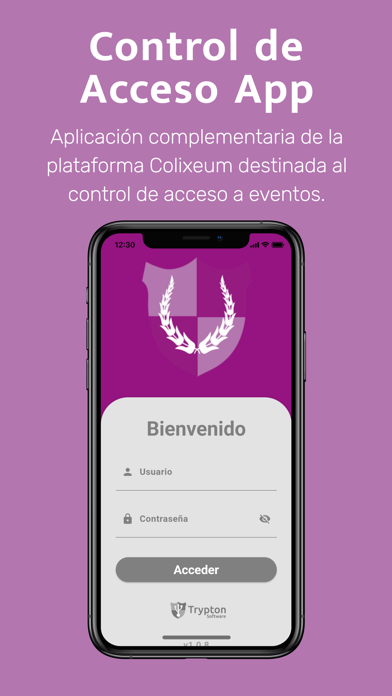 Control de Acceso COLIXEUM Screenshot