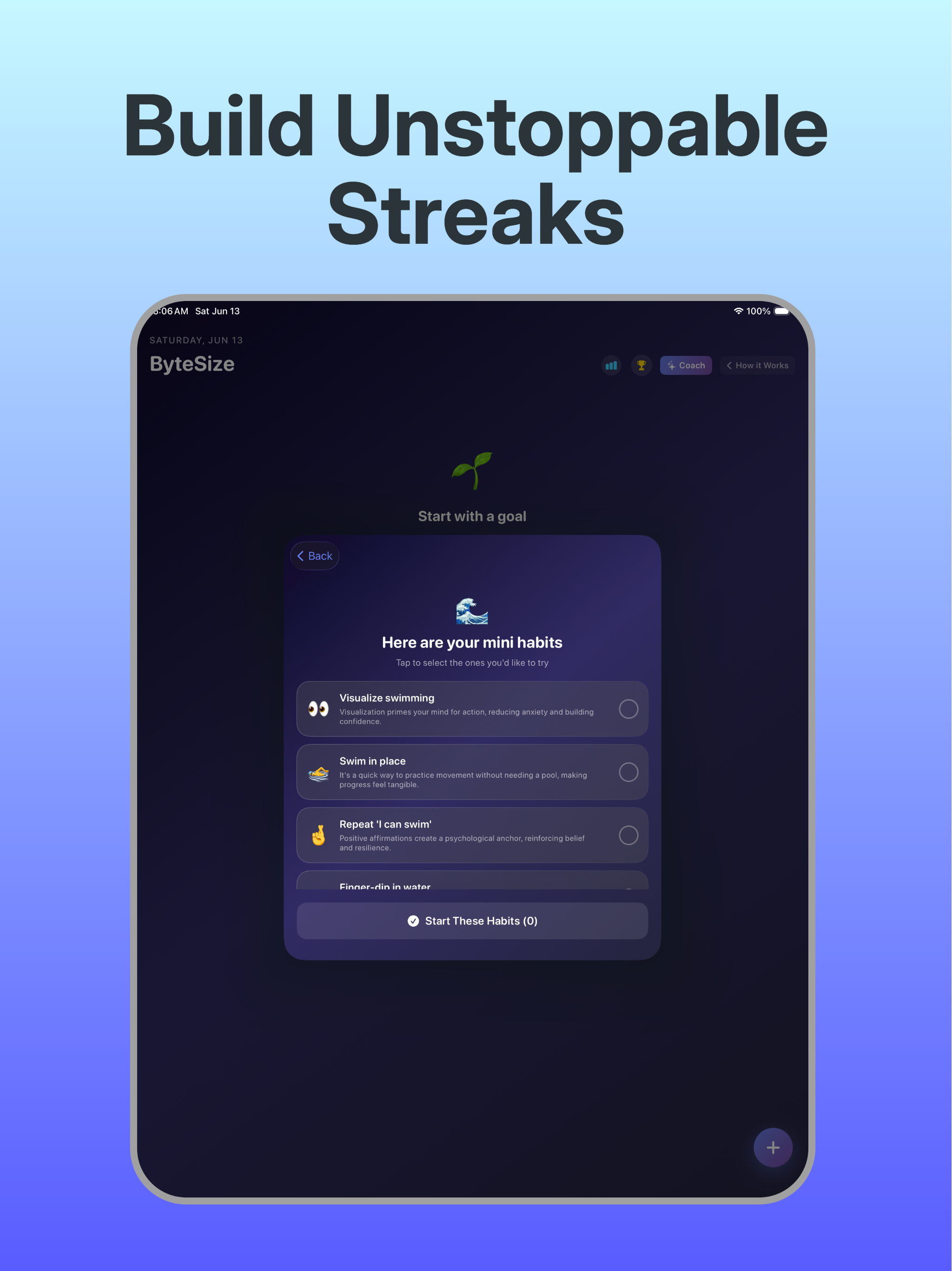 ByteSize: Break Down Goals screenshot 5
