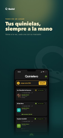 Quini: Quiniela con amigos screenshot