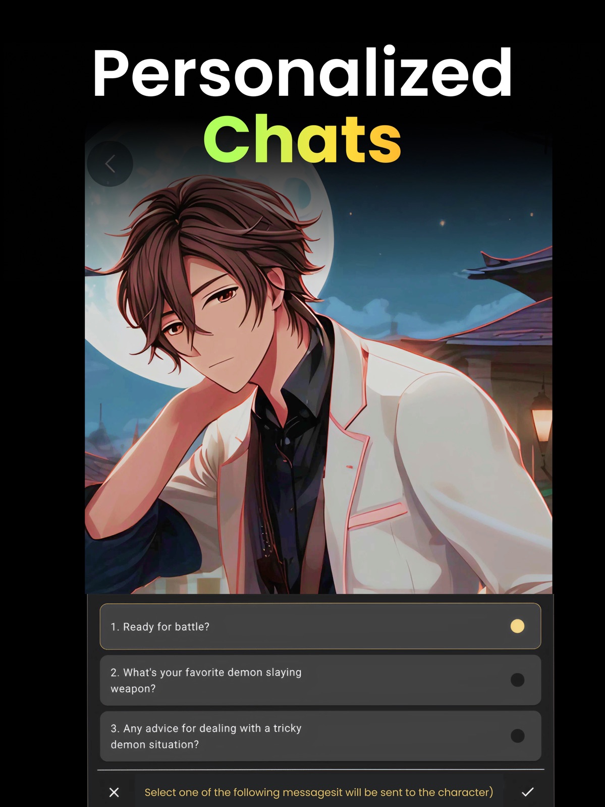 TalkZ: AI Chat with Character ipad screenshot 2