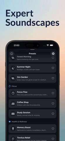 Nava - Sleep & Focus Sounds Screenshot 2 of 6