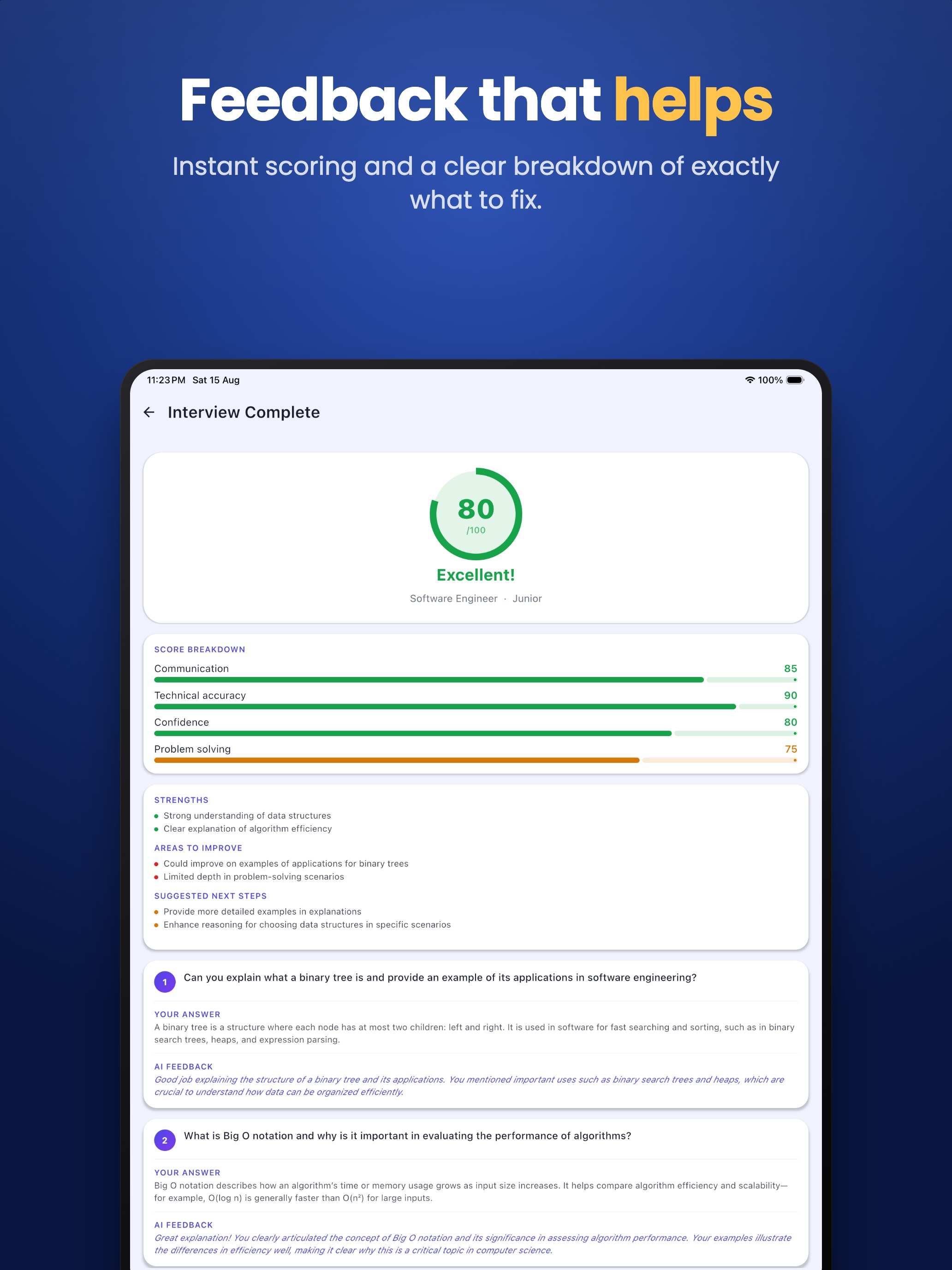 intervAI - AI Interview Coach screenshot 13