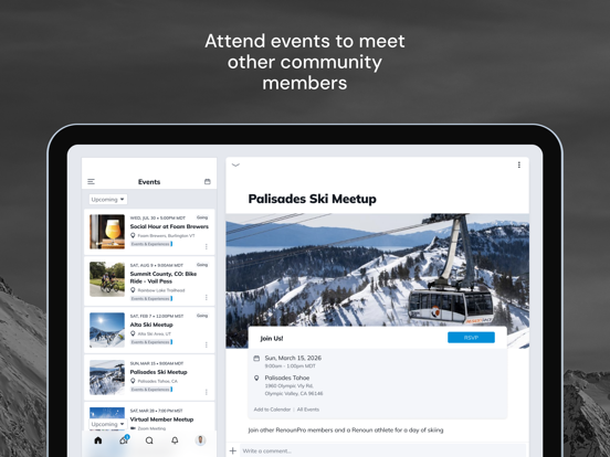 RenounPro iPad screenshot 2 - Social Networking app