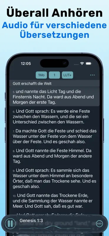 Die Bibel: Audio & KI-Chat screenshot 2 of 10