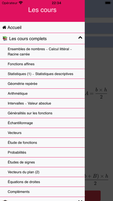 Flash Bac Maths 2nde Screenshot