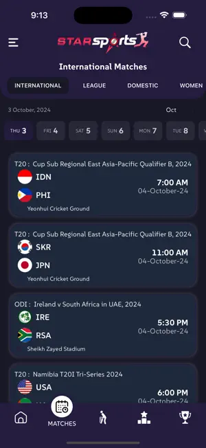 Star Sports Cricket screenshot 2