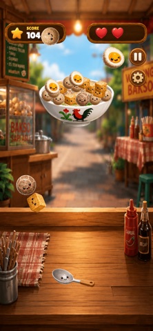 Bakso Bounce: Meatball Arcade Screenshot 4 of 5