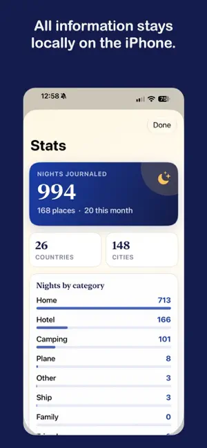 NightPin Location Journal screenshot 4