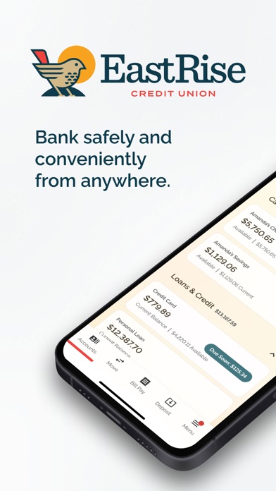 EastRise Mobile Banking Screenshot