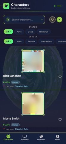 The RickEST Multiverse DB Wiki Screenshot 2 of 3