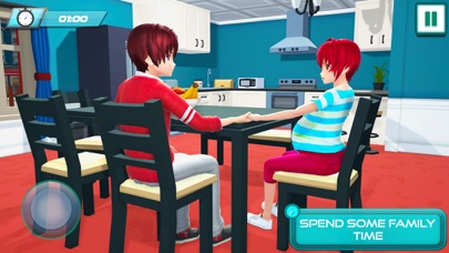 Anime Pregnant Mom & Baby Sim Screenshot
