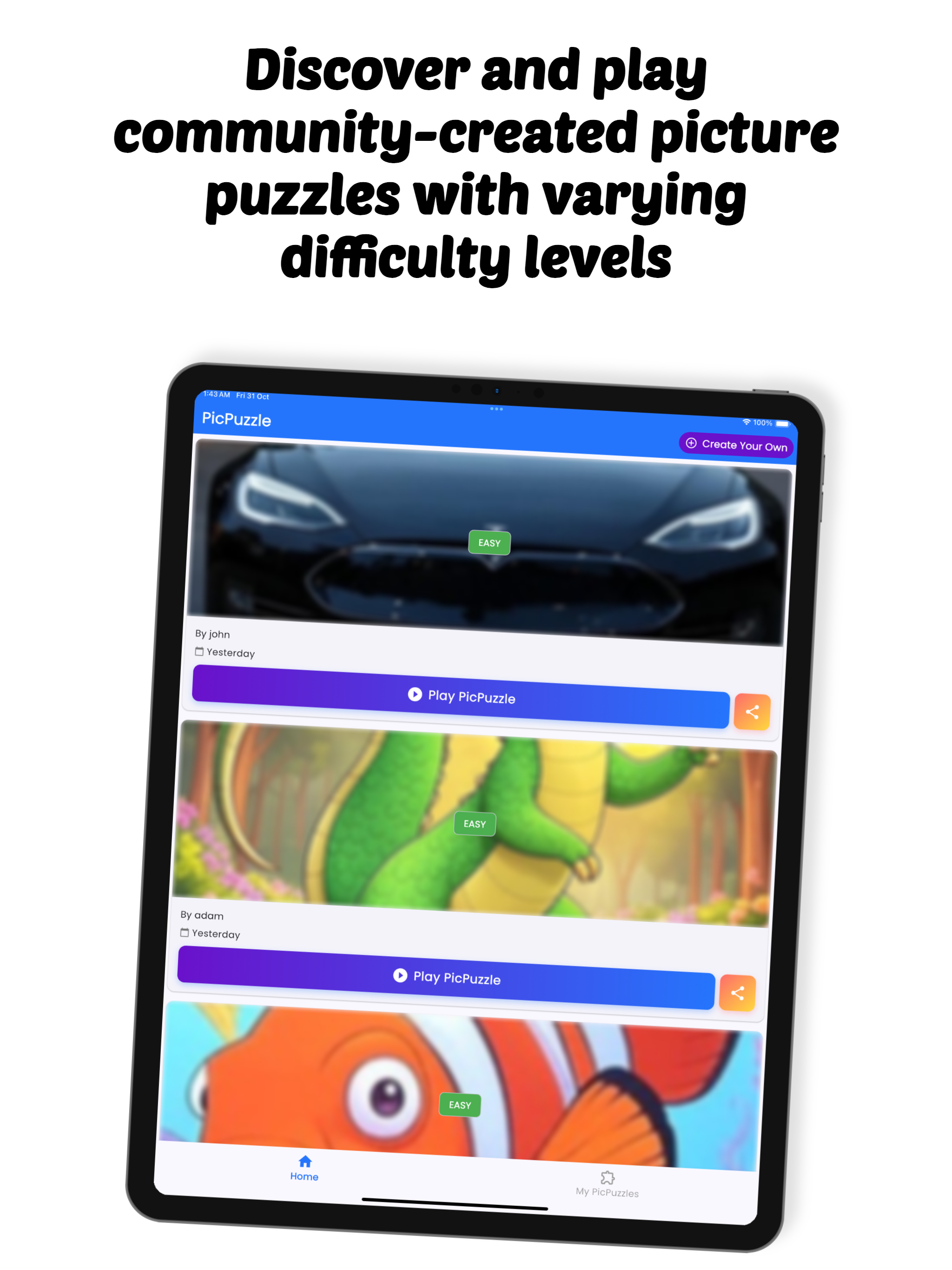 PicPuzzle: Photo Puzzles screenshot 7