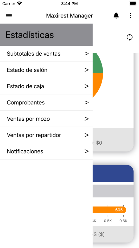 #5. maxirest manager (iOS) By: MaxiSistemas SRL