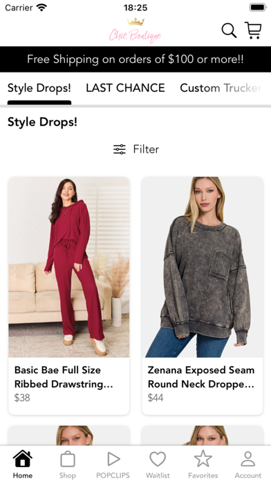 Chic Baby Boutique Screenshot