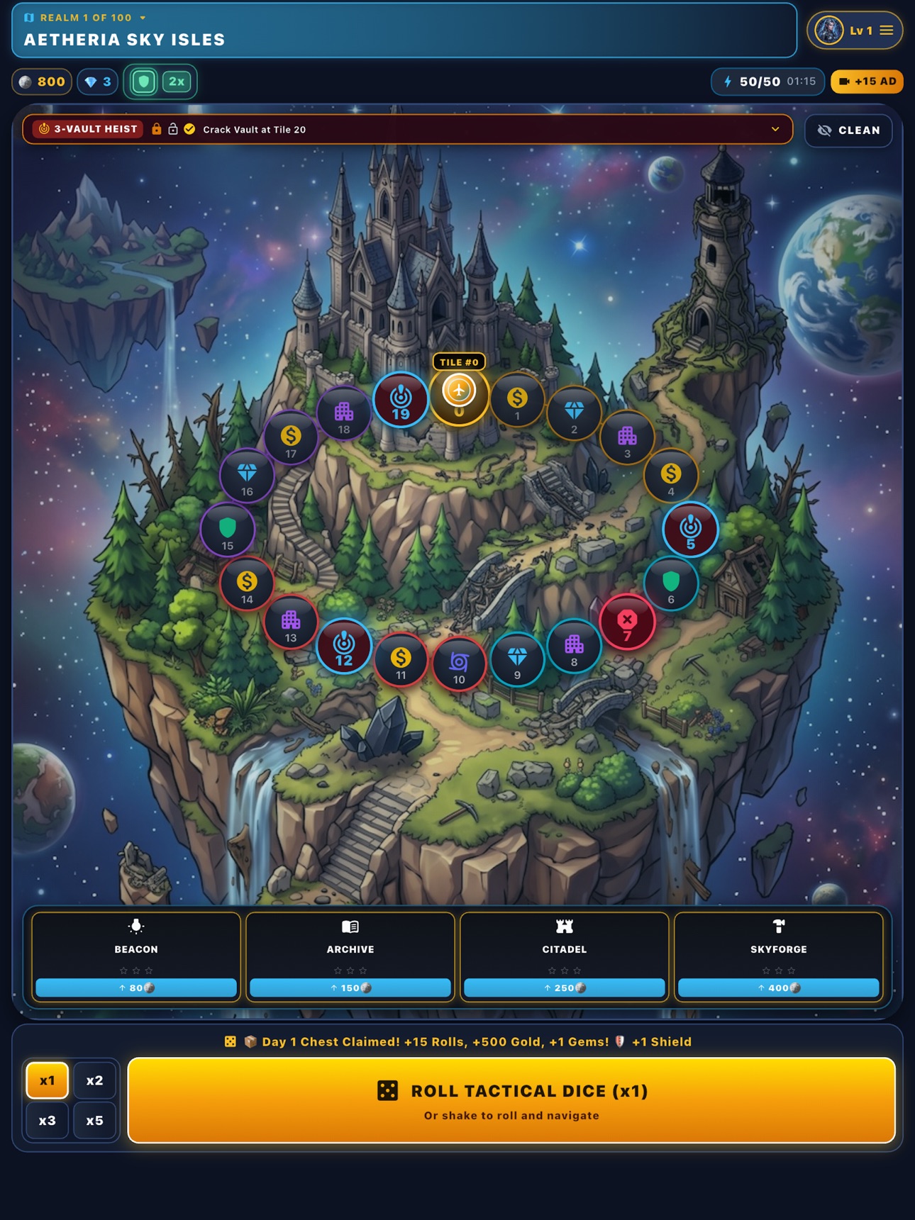 Screenshot 4 of Dice Horizons: Tactical Empire