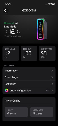 PowerPanel Bluetooth Screenshot 2 of 5