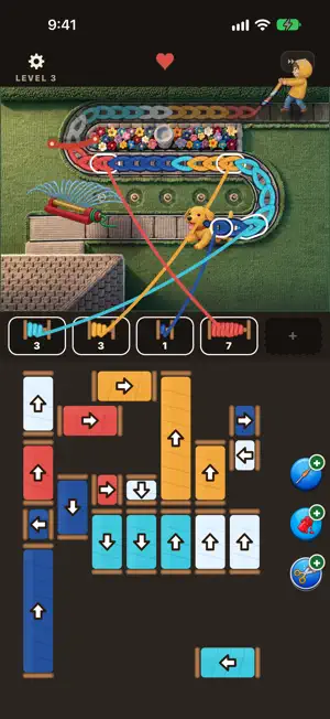 Off Leash: Yarn Dog Rescue screenshot 2