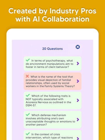ASWB Exam Prep & Practice 2025 iPad screenshot