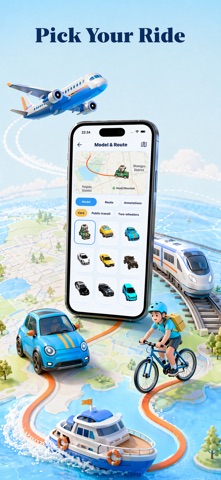 RouteMova: Map Video Maker iPhone screenshot