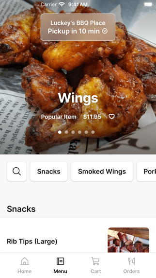Luckey's BBQ Place iPhone screenshot 2 - Food & Drink app