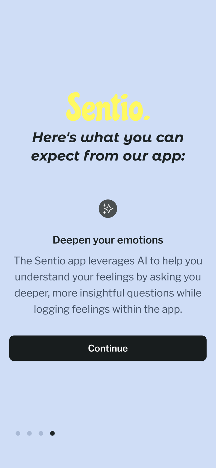 Sentio. Mood  Emotion Tracker