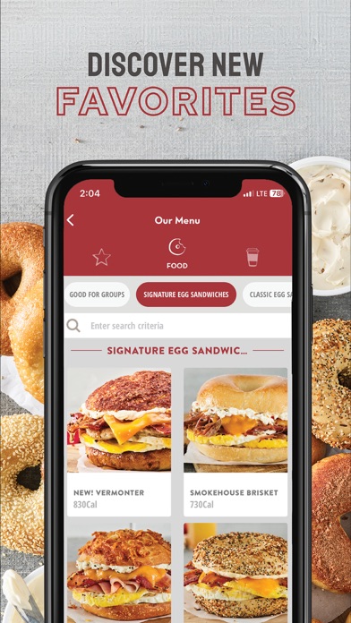 Bruegger's Bagels Screenshot