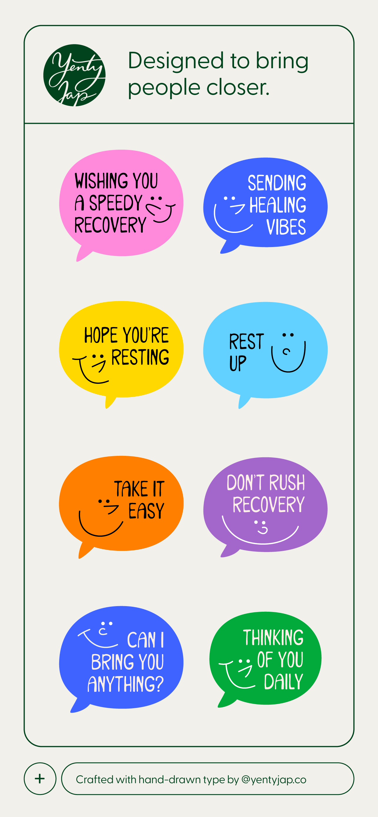 Healing and Support Stickers