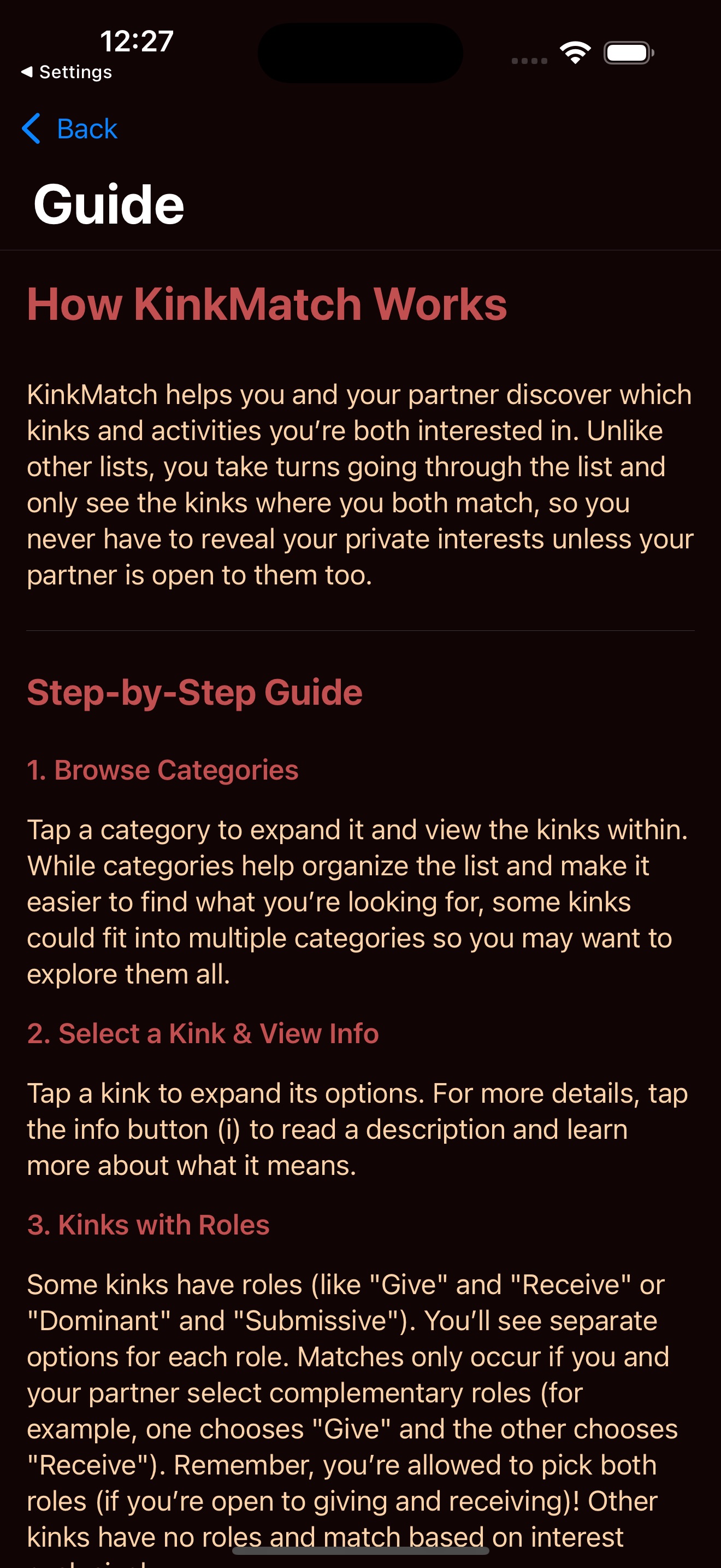 KinkMatch screenshot 7