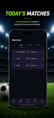 Football: Live Score & Matches iPhone screenshot