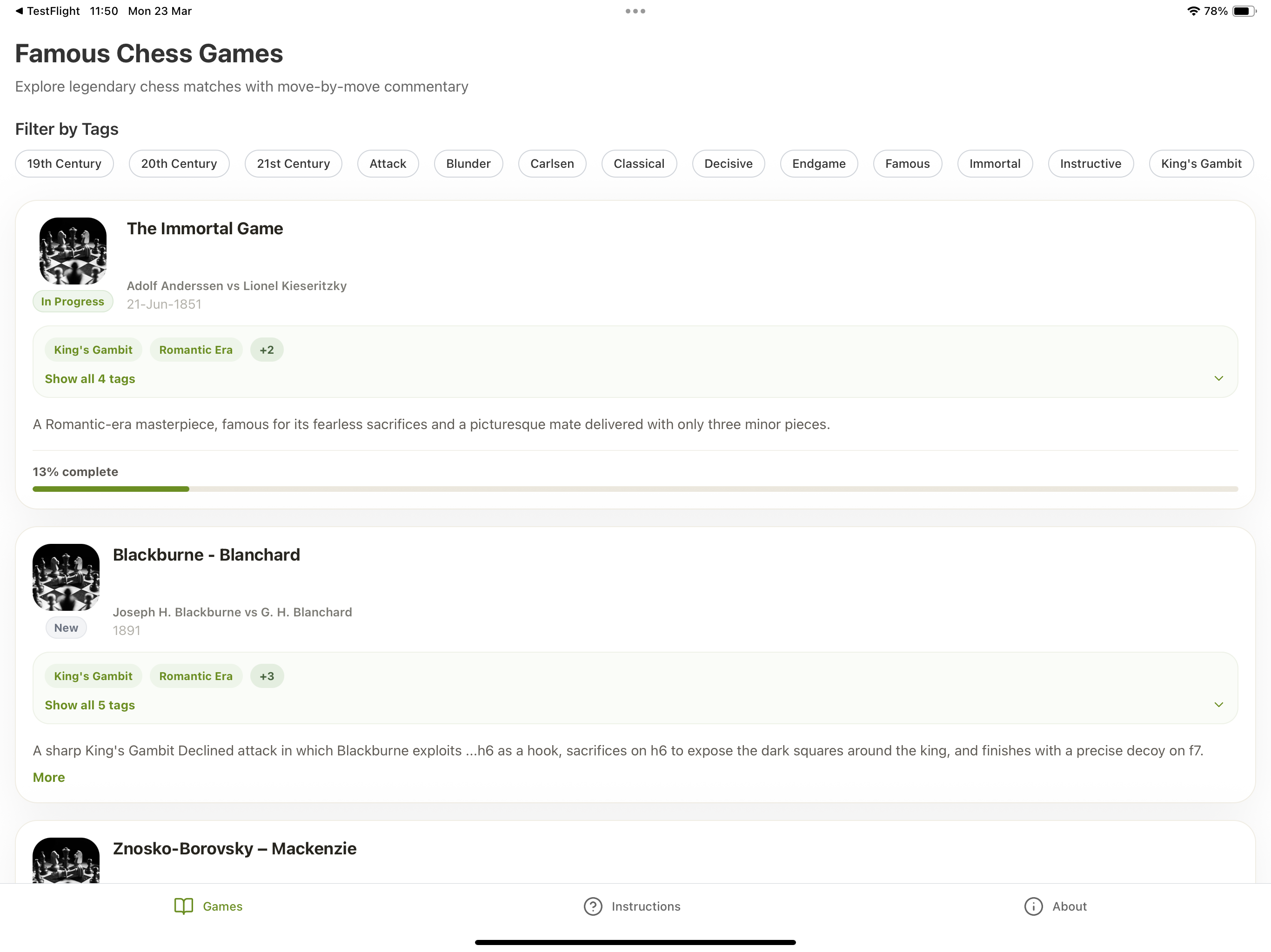 Chess Masterclasses screenshot 5