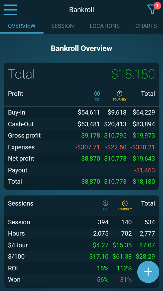 #10. Poker Bankroll Tracker (iOS) 由: Filavision