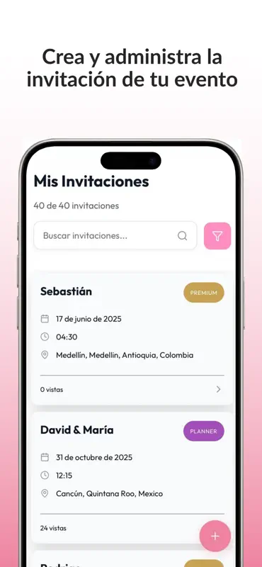 Invitio Events screenshot 2 of 3