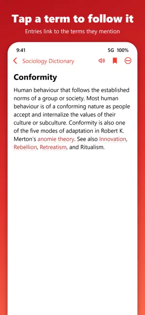 Sociology Dictionary Offline screenshot 2