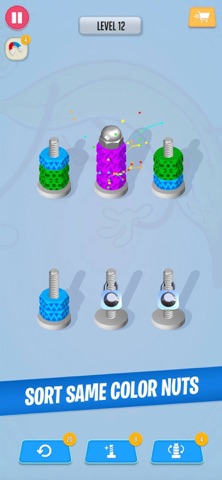 Nut Color & Texture Sort Screenshot 3 of 5