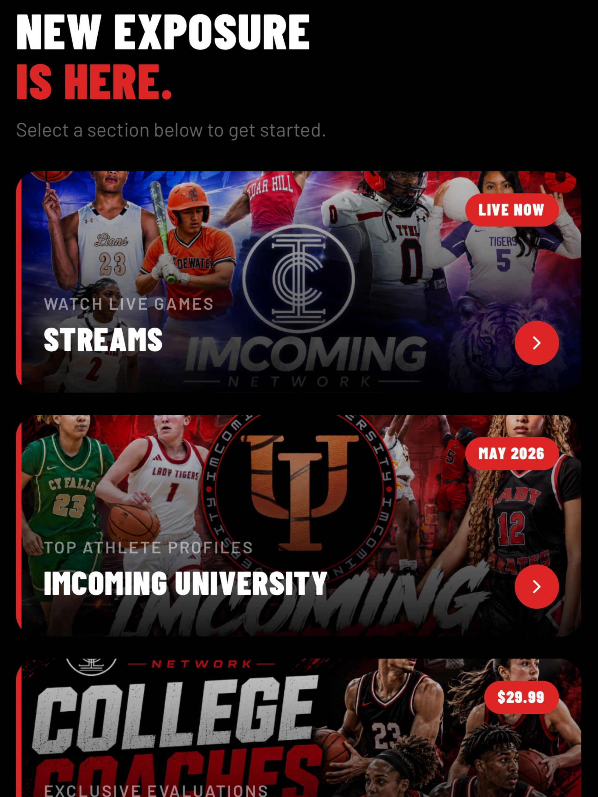 IMCOMING NETWORK screenshot 7