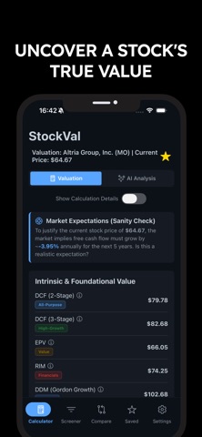 StockVal AI: Fair Value Stocks screenshot