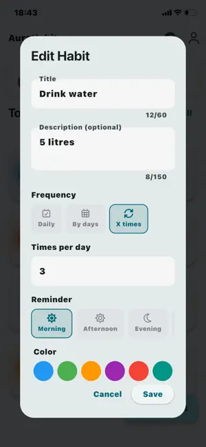 AuraHabit: Habits and Goals screenshot 4